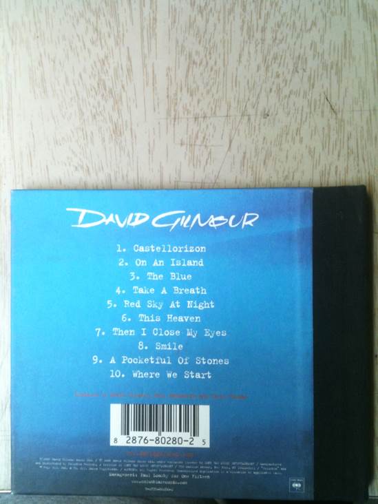 On An Island - Gilmour, David (CD) music collectible - Main Image 2
