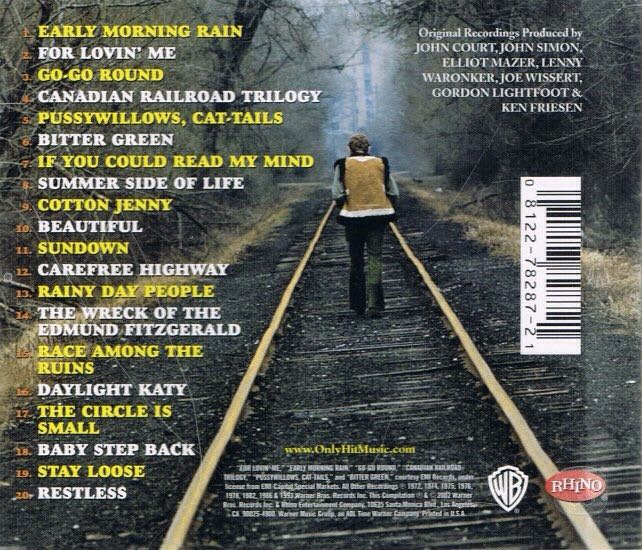 Complete Greatest Hits - Lightfoot, Gordon (CD) music collectible - Main Image 2