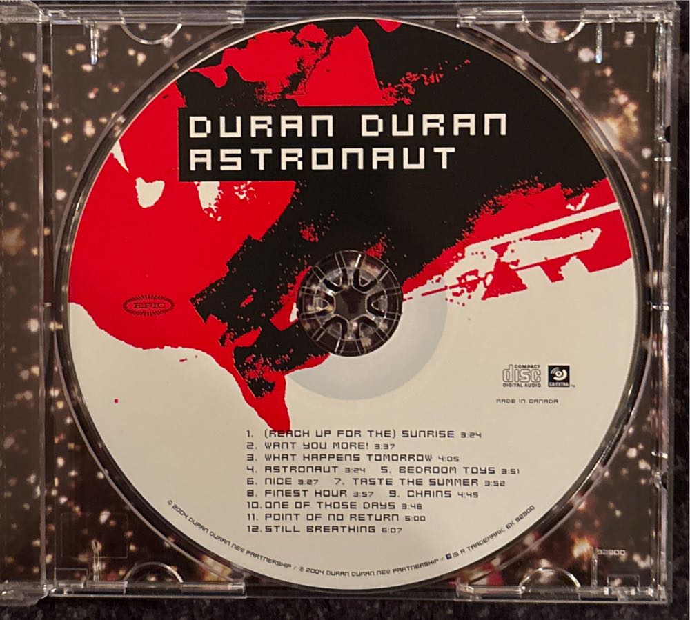 Astronaut - Duran Duran (CD - 49) music collectible [Barcode 827969290026] - Main Image 3