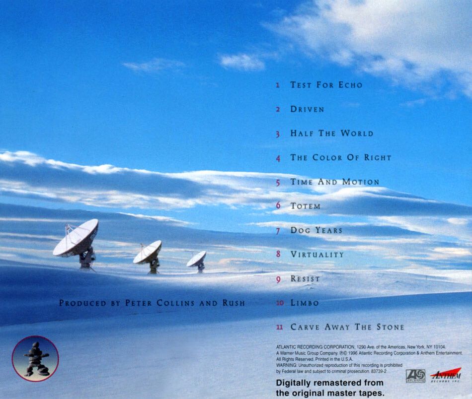 Test For Echo - Rush (CD - 50) music collectible [Barcode 075678292521] - Main Image 2