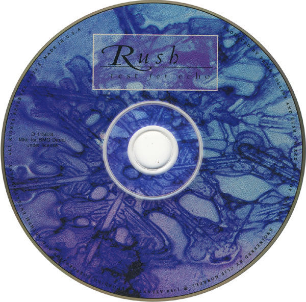Test For Echo - Rush (CD - 5325) music collectible [Barcode 075678373923] - Main Image 3