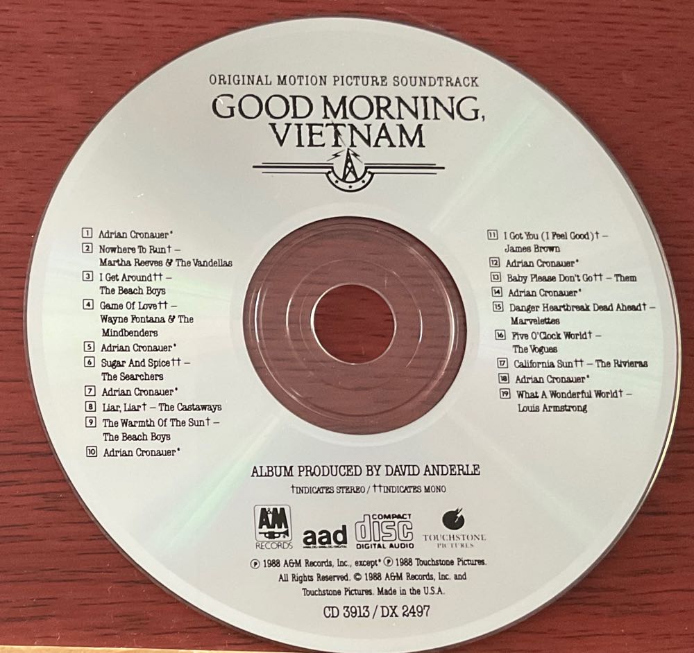 Good Morning Vietnam - Divers (CD - 35) music collectible [Barcode 075021391321] - Main Image 3