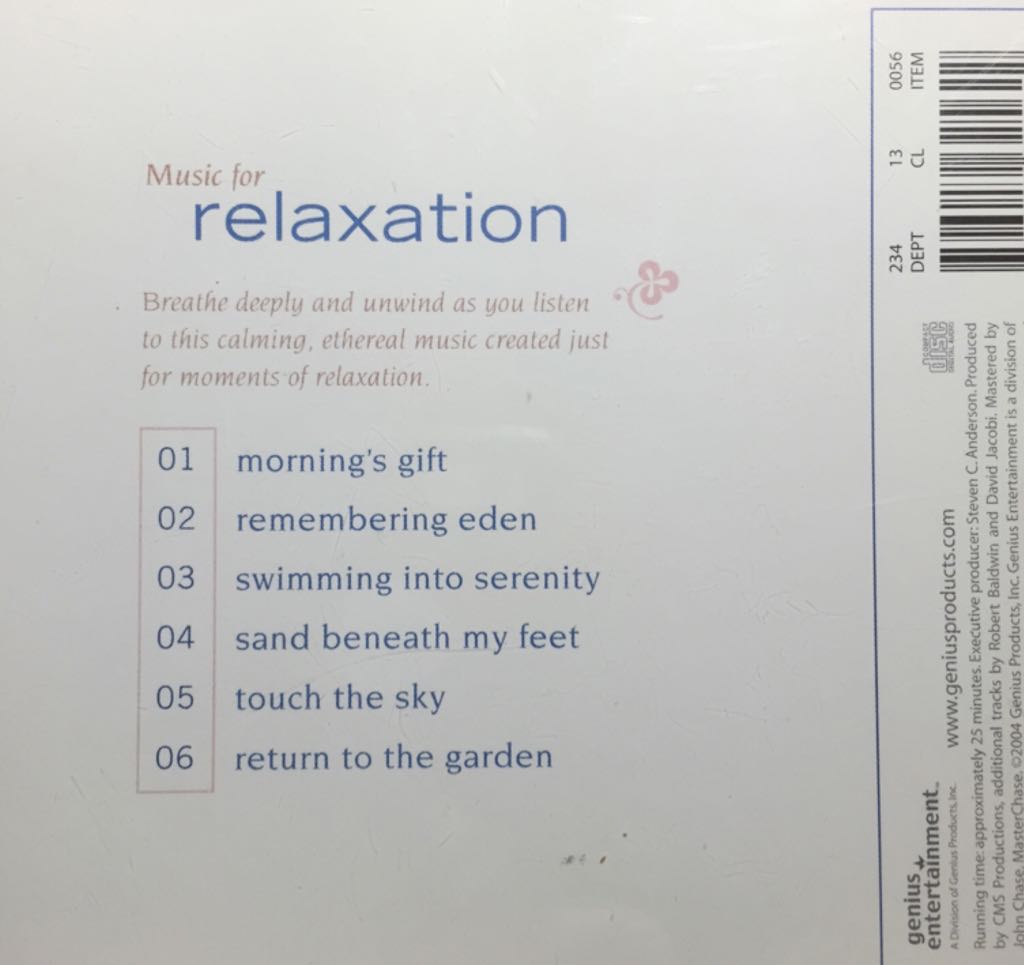 Music For Relaxation - Various (CD) music collectible - Main Image 2