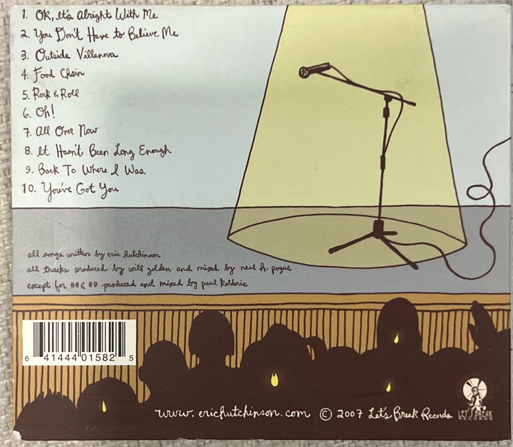 Sounds Like This - Eric Hutchinson (CD) music collectible [Barcode 641444015825] - Main Image 2
