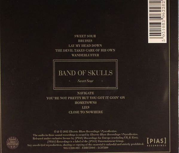 Sweet sour - Band Of Skulls (CD) music collectible [Barcode 5051083062282] - Main Image 2