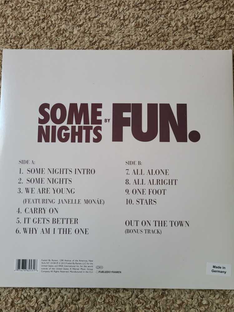 Some Nights - Fun. (CD - 48) music collectible [Barcode 075678825316] - Main Image 2