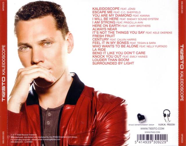 Kaleidoscope - Tiesto (MP3 - 95) music collectible [Barcode 5414939309229] - Main Image 2