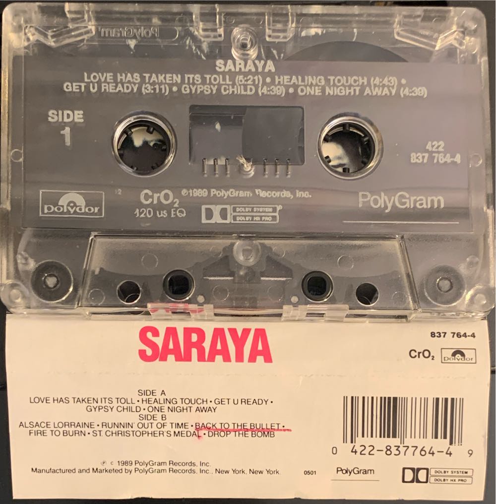Saraya - Saraya (Cassette) music collectible [Barcode 042283776449] - Main Image 4