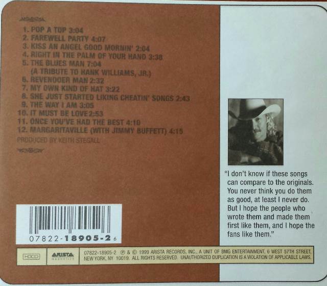 Under The Influence - Alan Jackson (CD - 43) music collectible [Barcode 078221890526] - Main Image 2