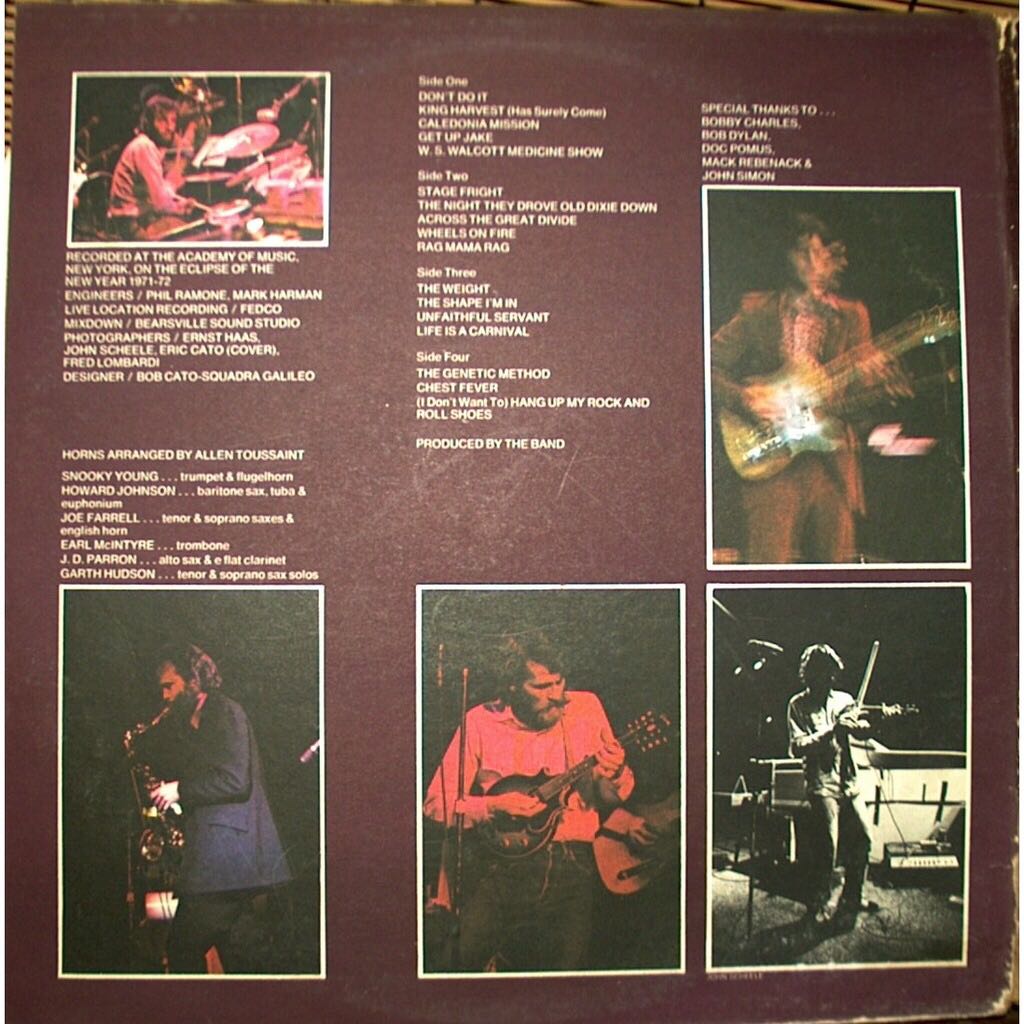 Rock of Ages - Band, The (12” - 78) music collectible - Main Image 2