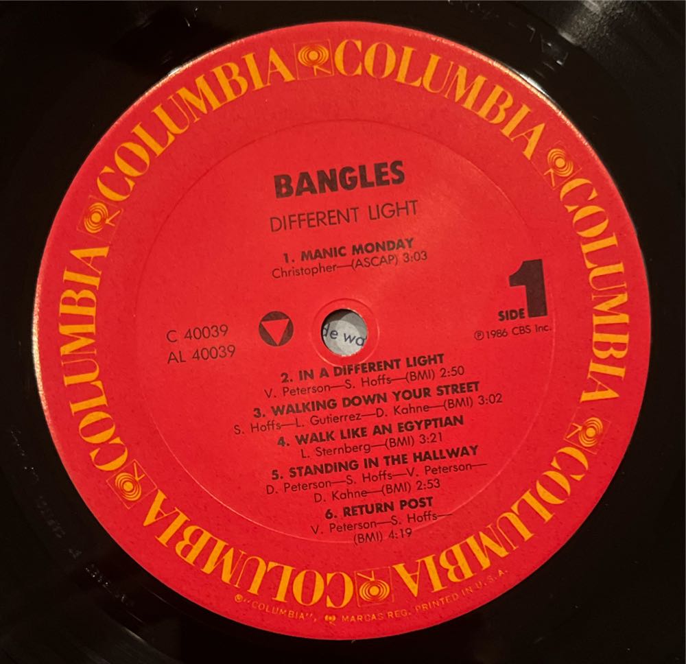 Different Light - Bangles, The (12” - 39) music collectible - Main Image 3