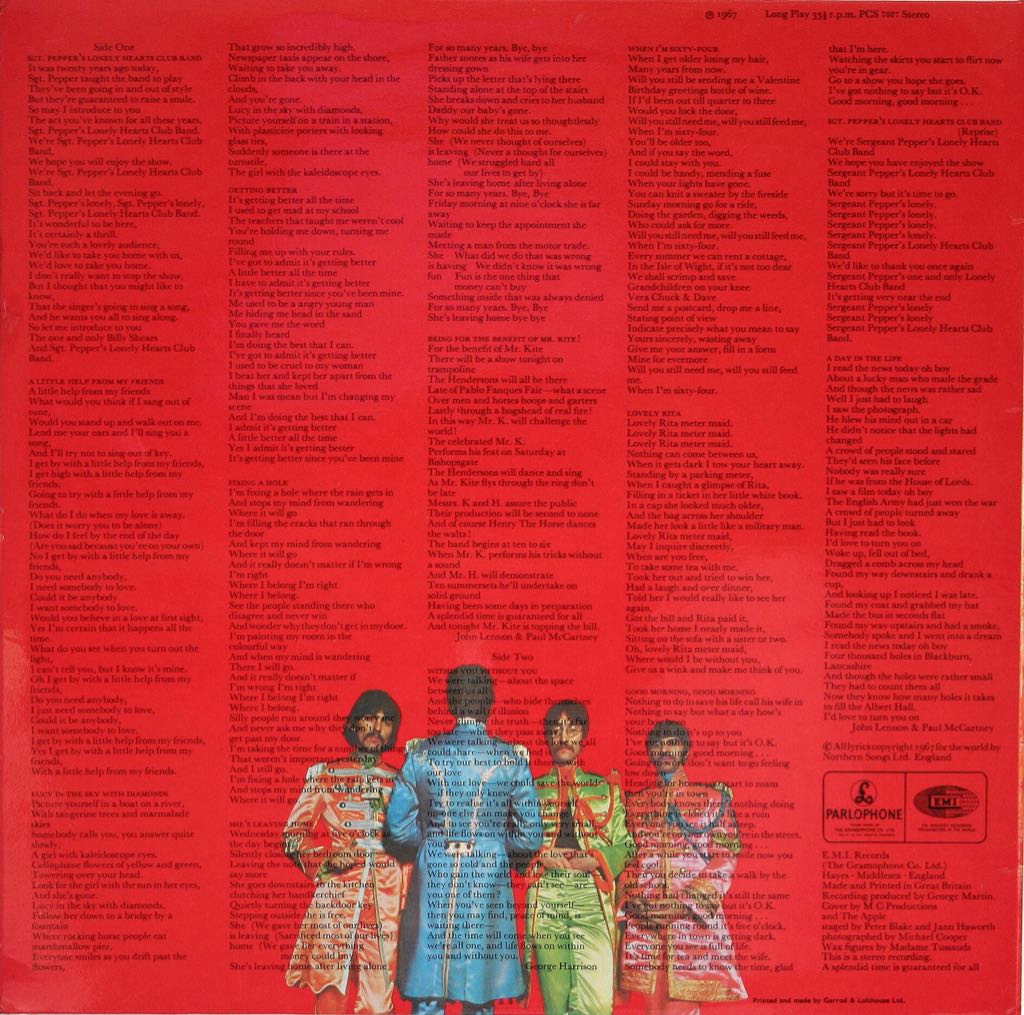 Sgt. Pepper’s Lonely Hearts Club Band - Beatles, The (12” - 40) music collectible - Main Image 2