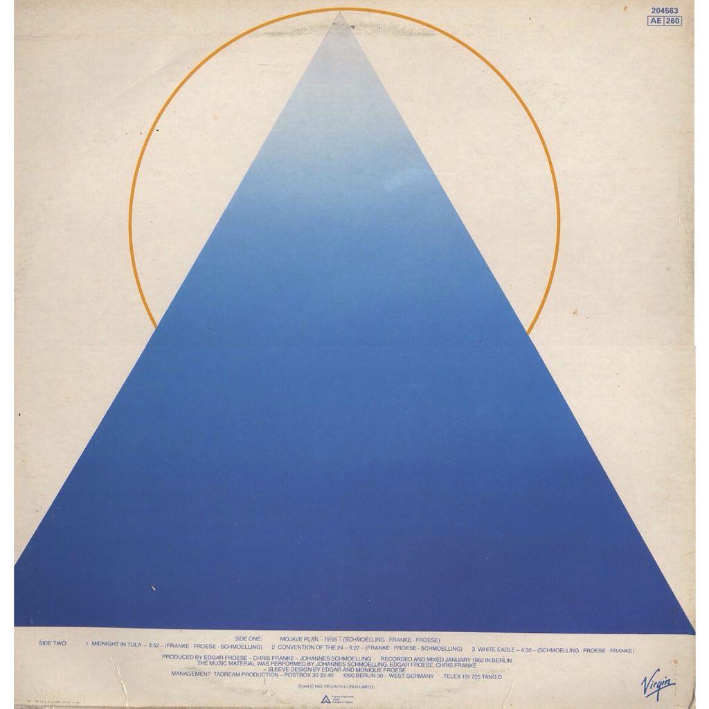 White Eagle - Tangerine Dream (CD) music collectible [Barcode 724383944422] - Main Image 2