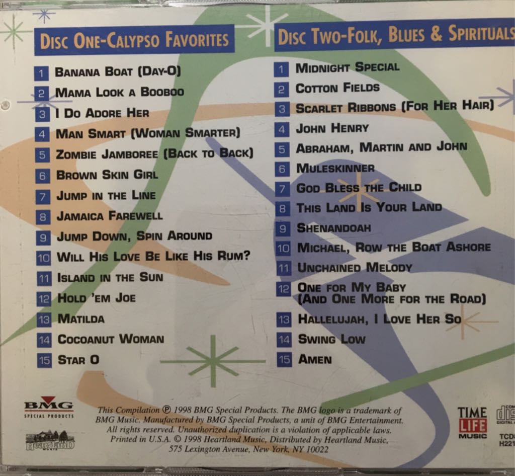 The Very Best of Harry Belafonte - Belafonte Harry (CD) music collectible - Main Image 2