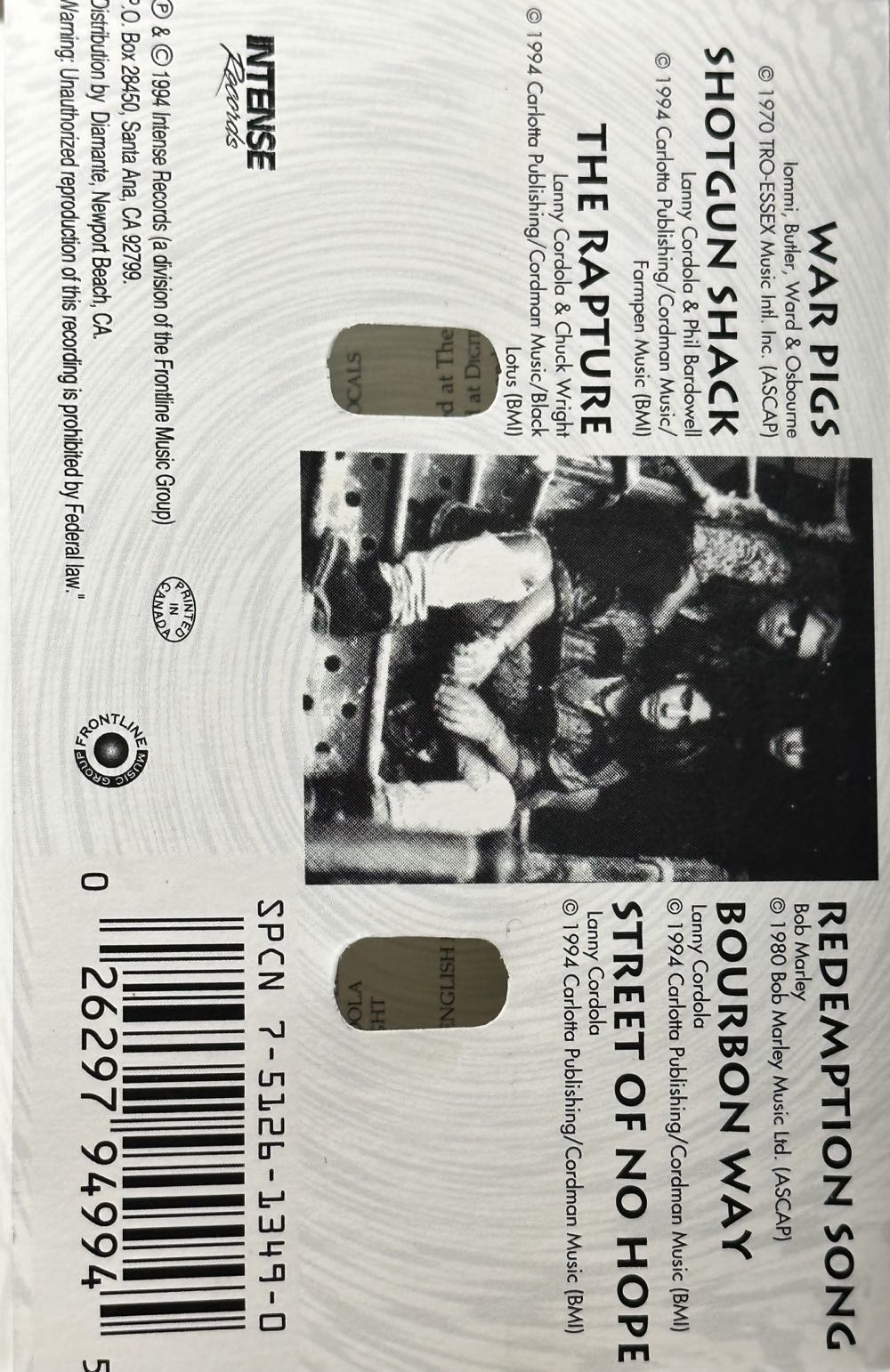 The Dirt - Magdalen (Cassette) music collectible [Barcode 026297949945] - Main Image 3