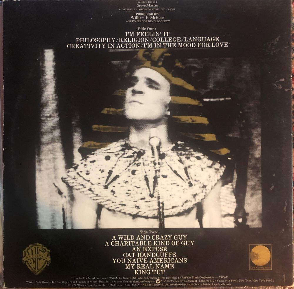 A Wild and Crazy Guy - Martin, Steve (12” - 39) music collectible - Main Image 2
