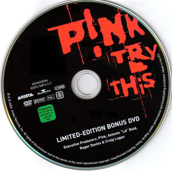 Try This - Pink (CD - 56) music collectible [Barcode 828765681421] - Main Image 4