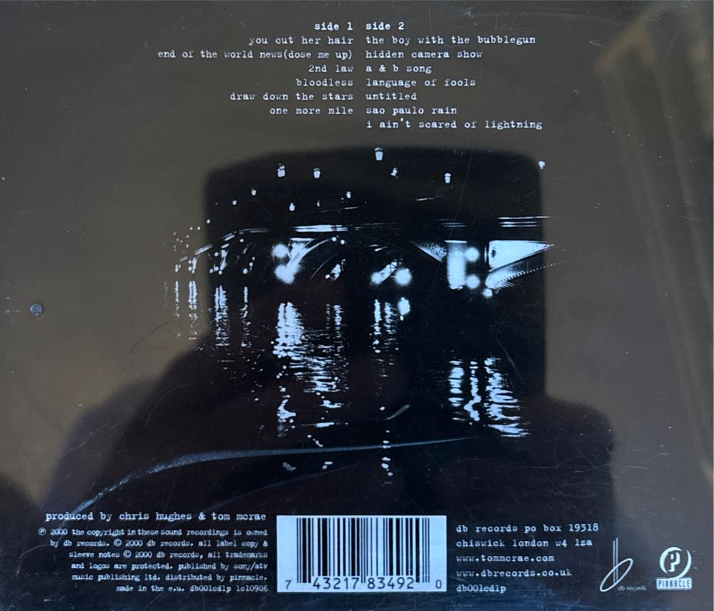 Tom McRae - Tom McRae (CD) music collectible [Barcode 743217834920] - Main Image 2