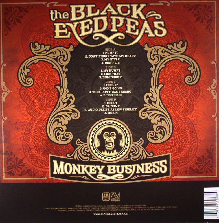 Monkey Business - Black Eyed Peas, The (CD - 67) music collectible - Main Image 2