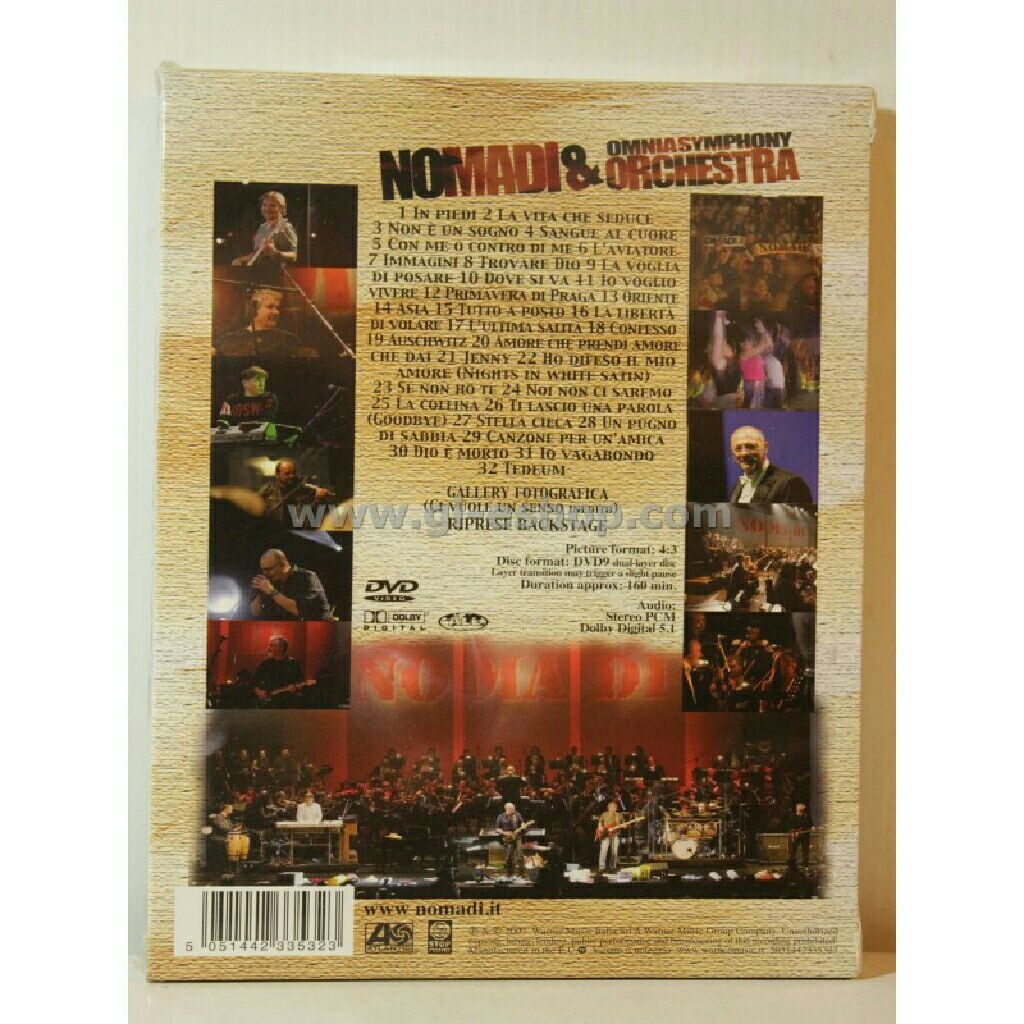 Nomadi & Omnia Symphony Orchestra Live 2007 - Nomadi (CD) music collectible [Barcode 5051442335026] - Main Image 2