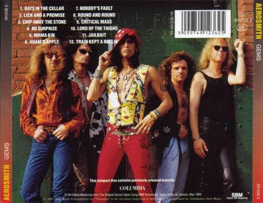 Gems - Aerosmith (CD) music collectible [Barcode 5099749123625] - Main Image 2