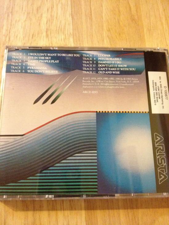Best of the Alan Parsons Project - Alan Parsons Project, The (CD - 50) music collectible [Barcode 4007196100527] - Main Image 2