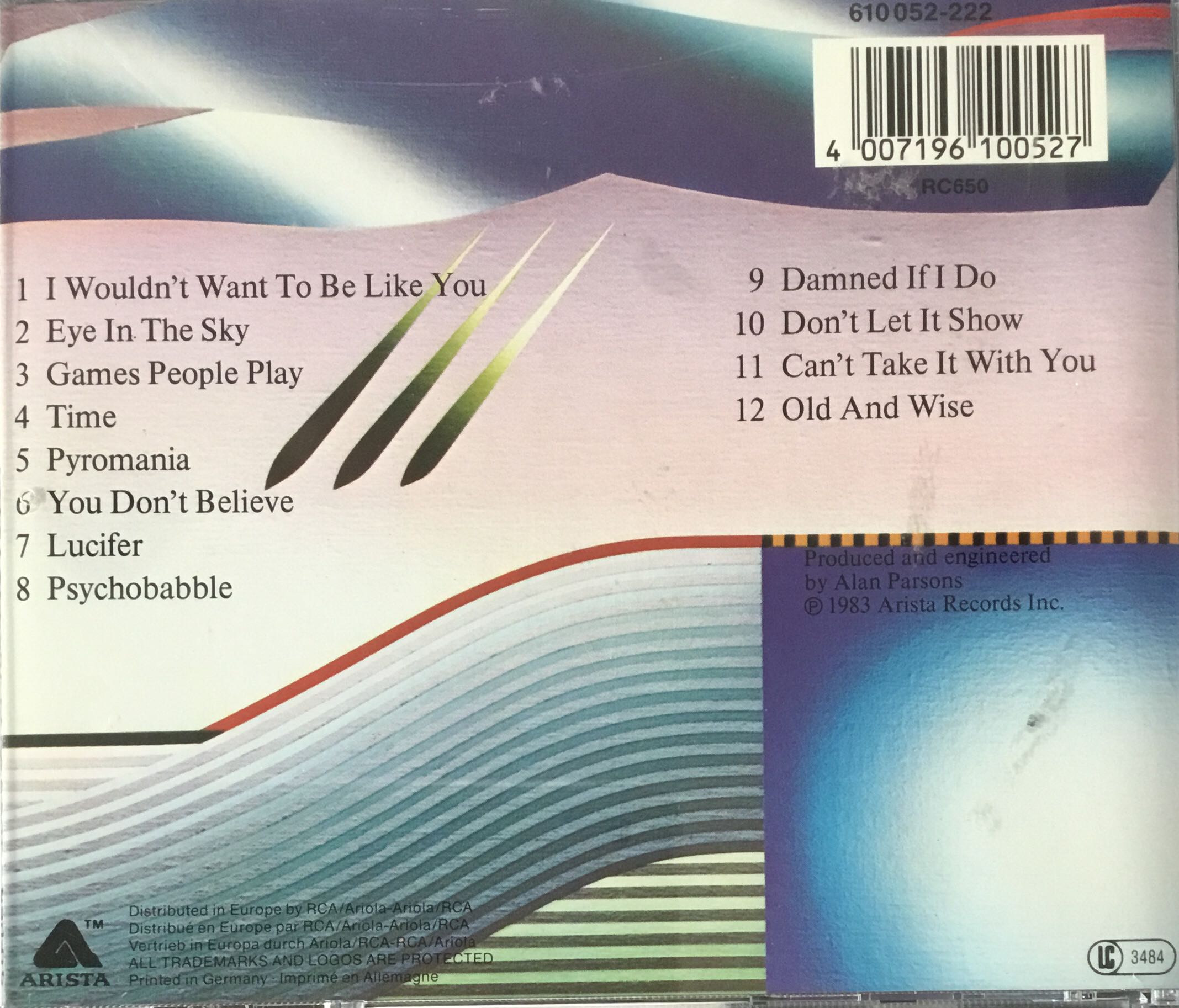 Best of the Alan Parsons Project - Alan Parsons Project, The (CD - 50) music collectible [Barcode 4007196100527] - Main Image 3
