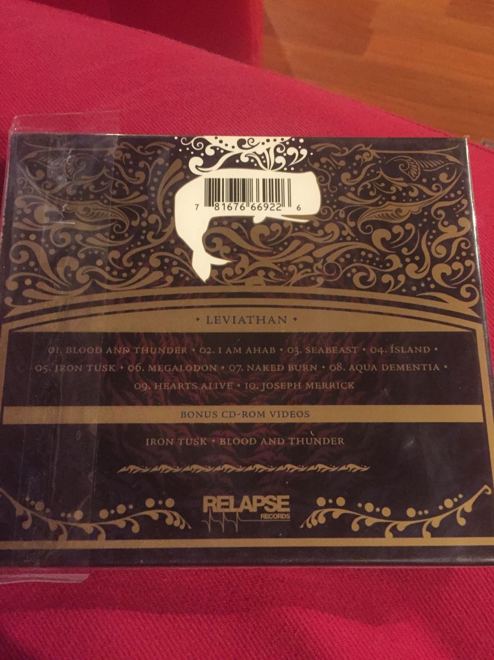 Leviathan - Mastodon (CD) music collectible [Barcode 781676669226] - Main Image 2