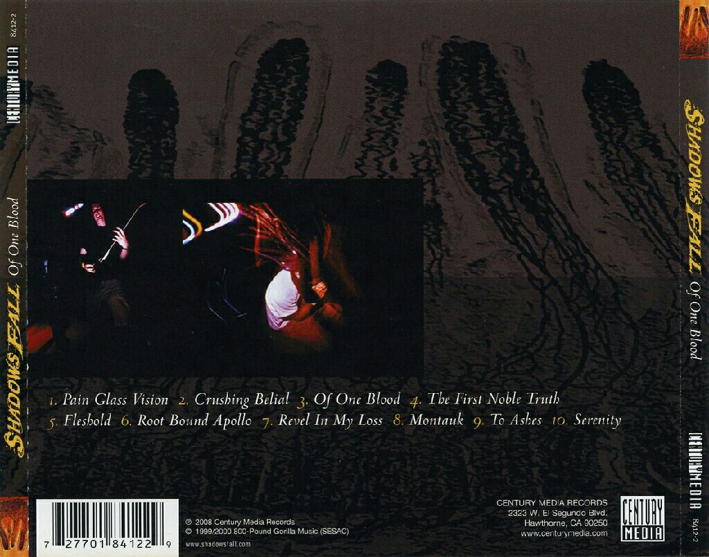 Of One Blood - Shadows Fall (CD) music collectible [Barcode 7277017728422] - Main Image 2