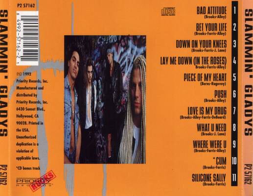 Slammin Gladys - Slammin’ Gladys (CD) music collectible [Barcode 049925716221] - Main Image 2