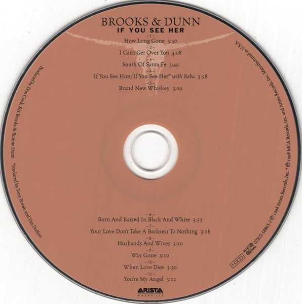 If You See Her - Brooks & Dunn (CD) music collectible [Barcode 078221886529] - Main Image 3
