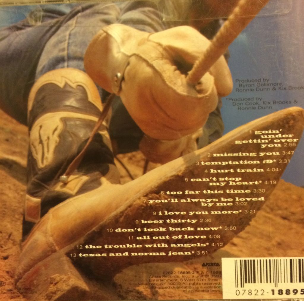 Tight Rope - Brooks & Dunn (CD - 47) music collectible [Barcode 078221889520] - Main Image 2