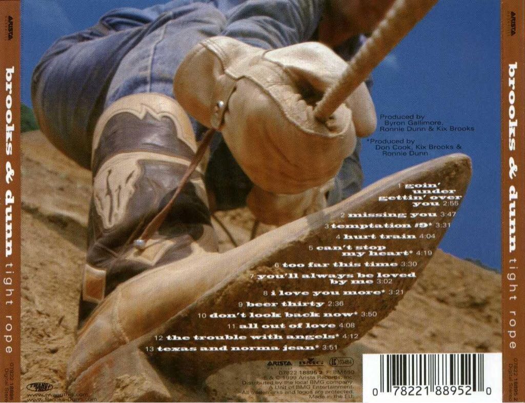 Tight Rope - Brooks & Dunn (CD) music collectible - Main Image 2