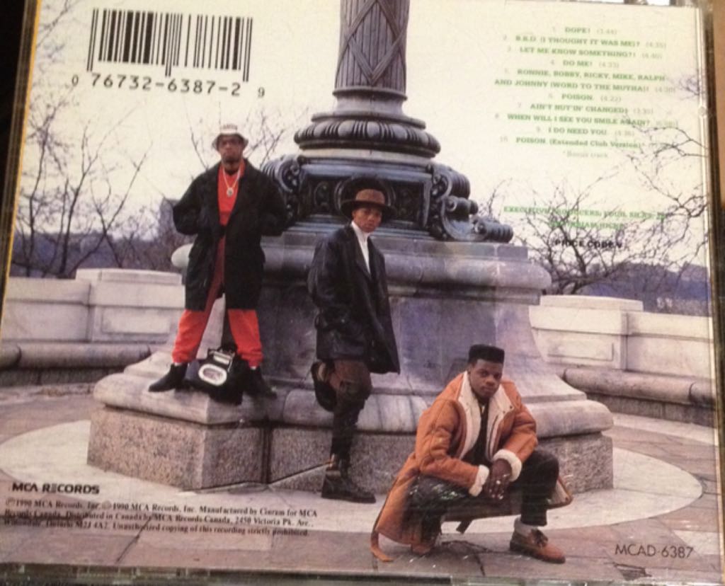 Poison - Bell Biv DeVoe (CD - 47) music collectible [Barcode 076732638729] - Main Image 2