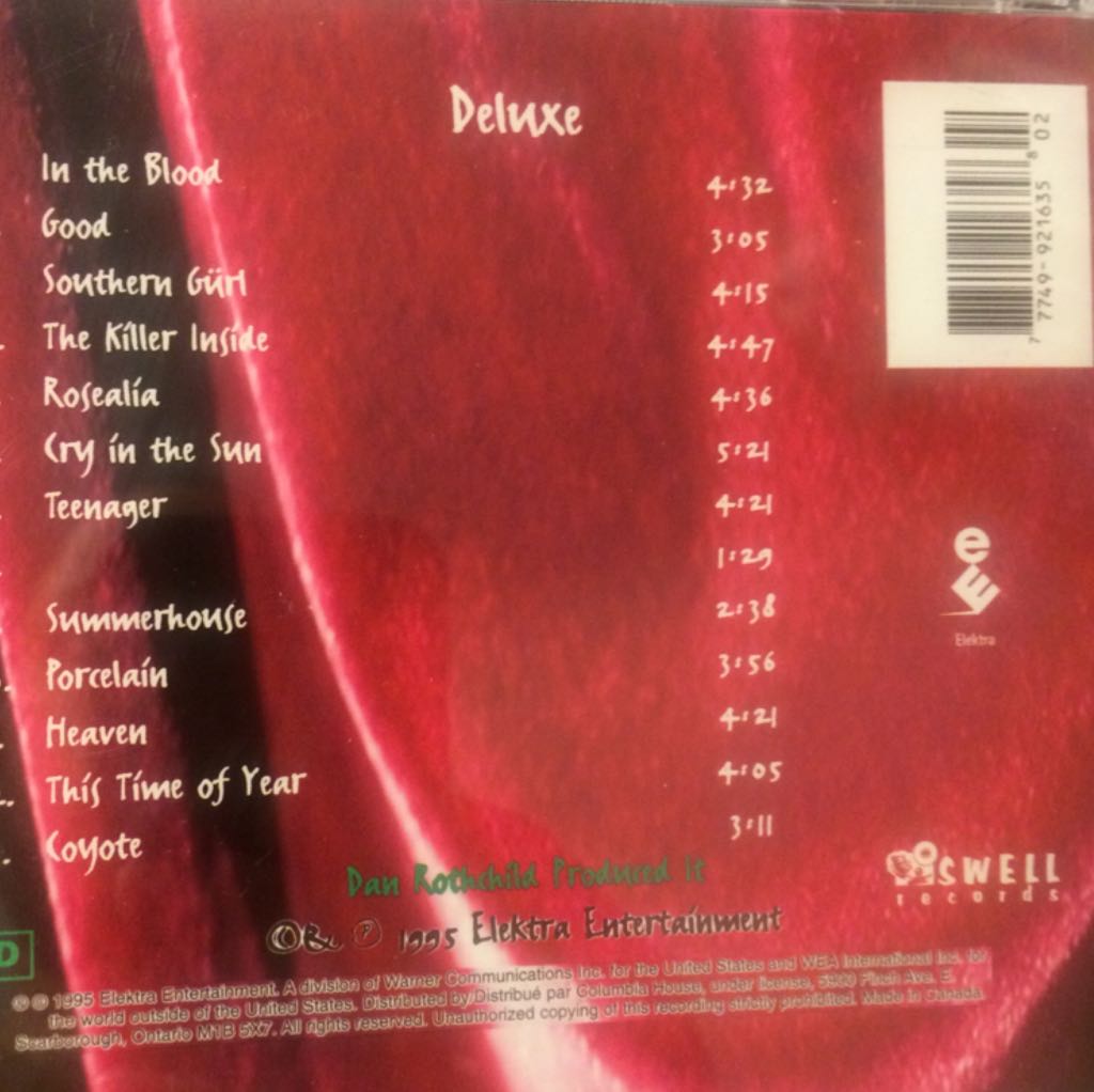 Deluxe - Better Than Ezra (CD - 5037) music collectible [Barcode 777499216358] - Main Image 2