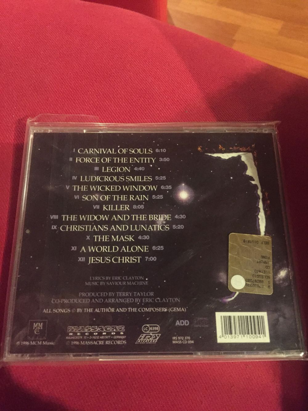 Saviour Machine - Saviour Machine (CD) music collectible [Barcode 4013971100941] - Main Image 2