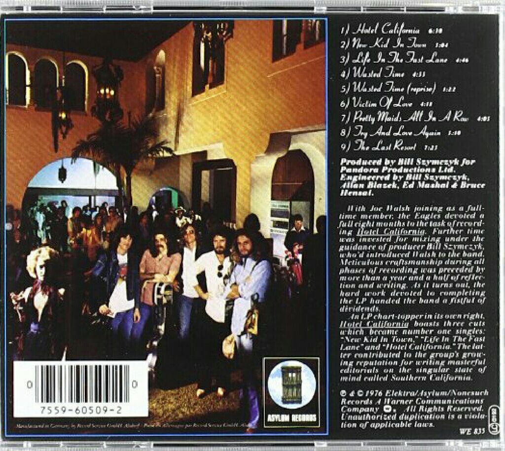 Hotel California - Eagles (CD) music collectible - Main Image 2