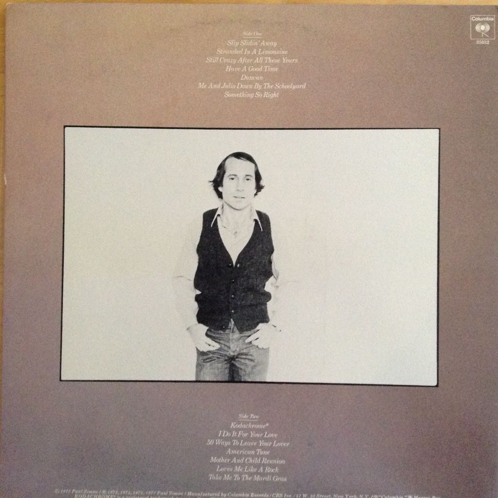Greatest Hits, Etc. - Simon, Paul (12”) music collectible - Main Image 2