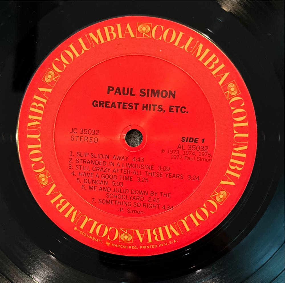 Greatest Hits, Etc. - Simon, Paul (12”) music collectible - Main Image 3