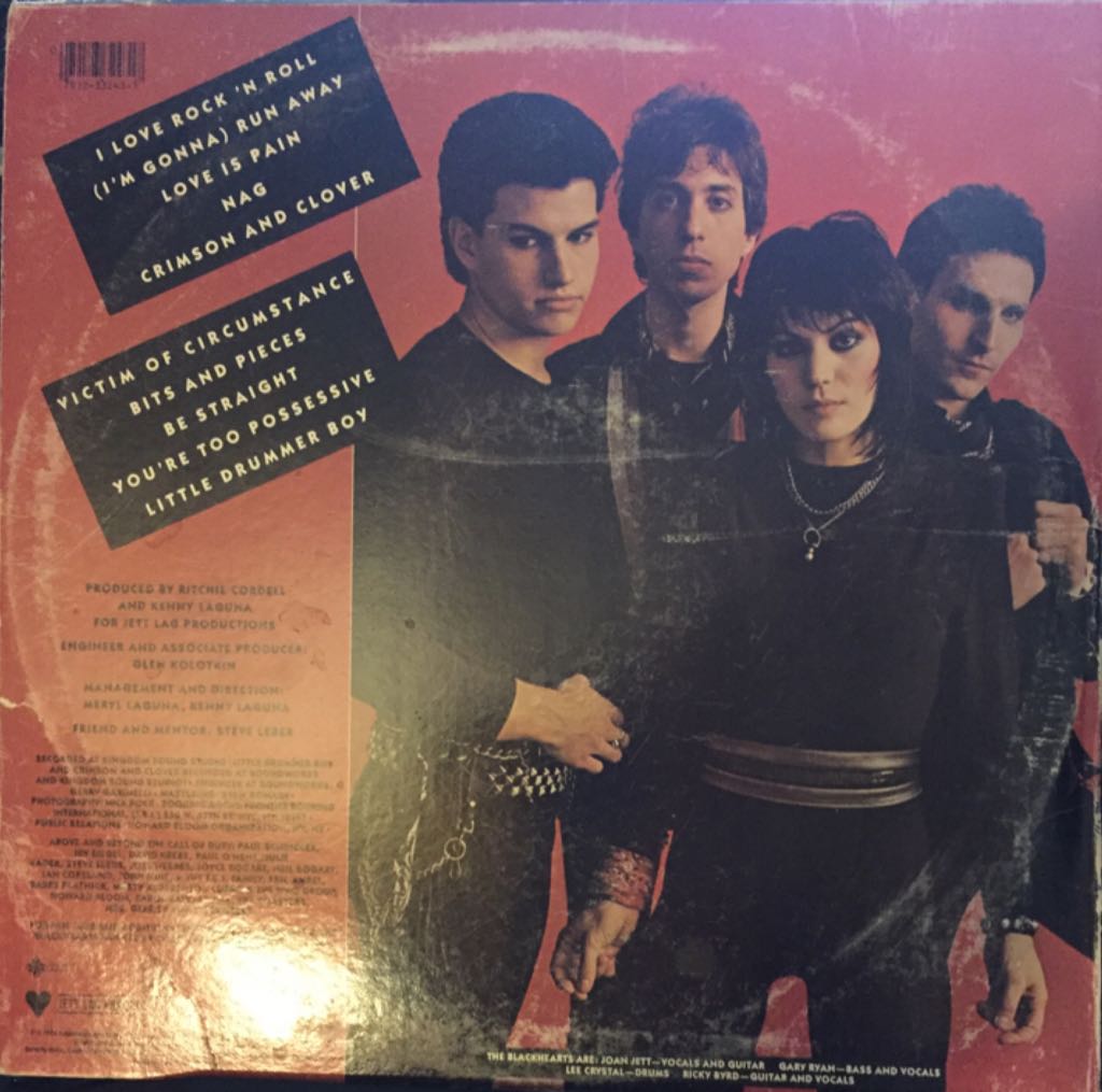 I Love Rock ’N Roll - Jett, Joan & The Blackhearts (12”) music collectible - Main Image 2