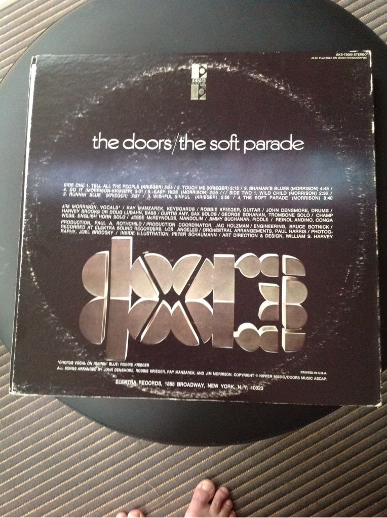 The Soft Parade - The Doors (12”) music collectible [Barcode 081227986490] - Main Image 2