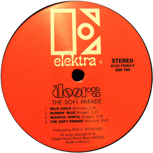 The Soft Parade - The Doors (12”) music collectible [Barcode 081227986490] - Main Image 4