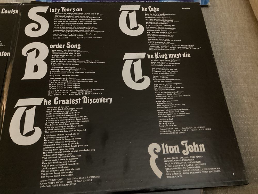 John, Elton - Elton John - Elton John (12” - 39) music collectible [Barcode 076731110523] - Main Image 4