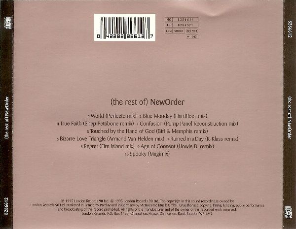 (The Rest of) New Order - New Order (12”) music collectible - Main Image 2
