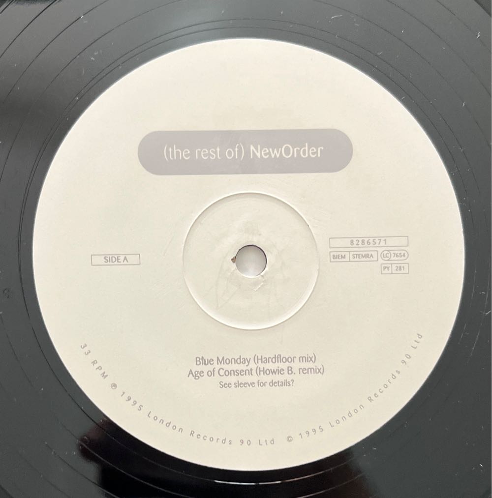 (The Rest of) New Order - New Order (12”) music collectible - Main Image 3