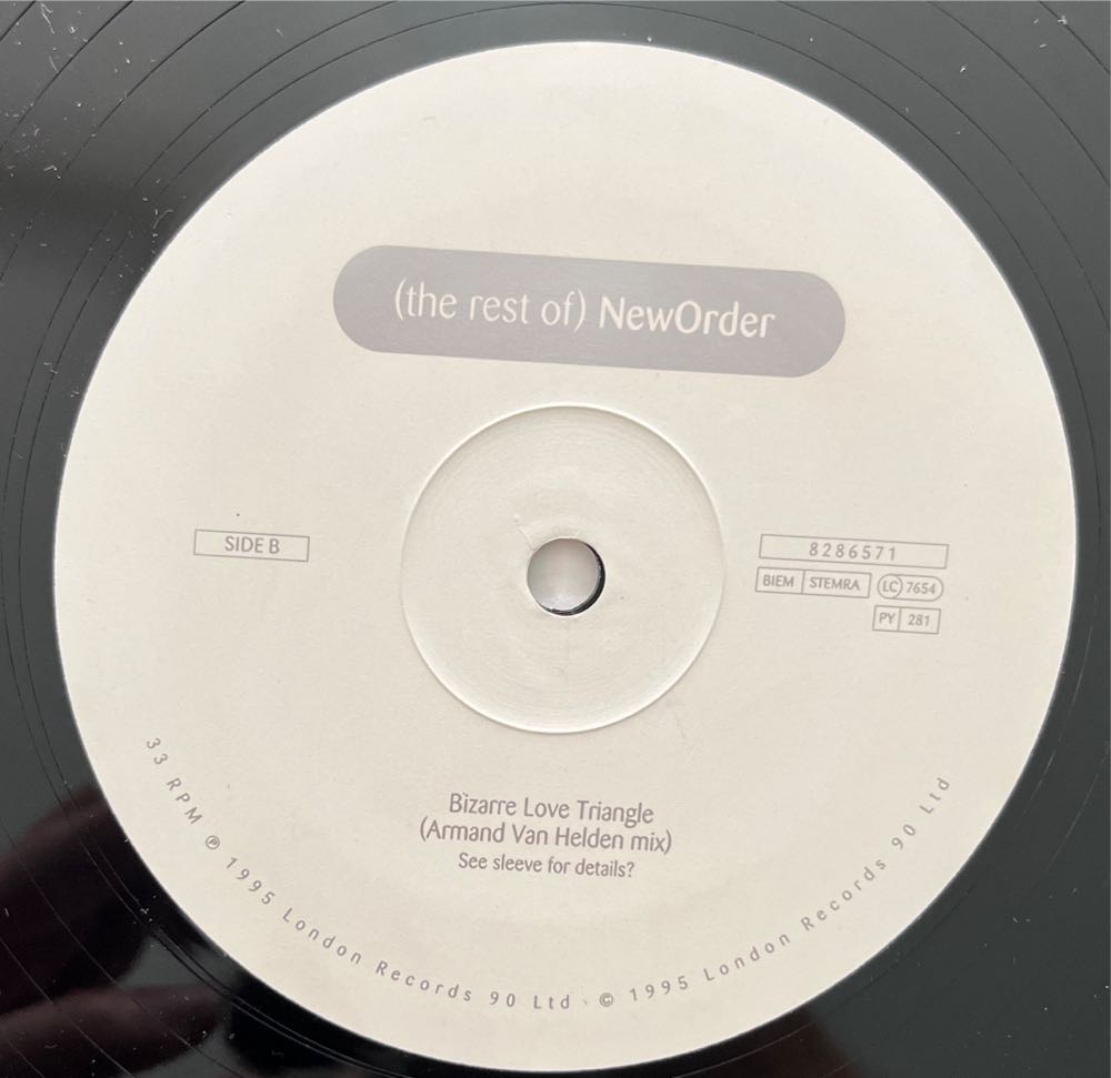 (The Rest of) New Order - New Order (12”) music collectible - Main Image 4
