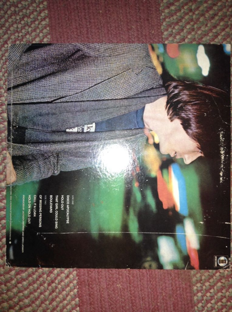 Hold Out - Jackson Browne (12”) music collectible - Main Image 2