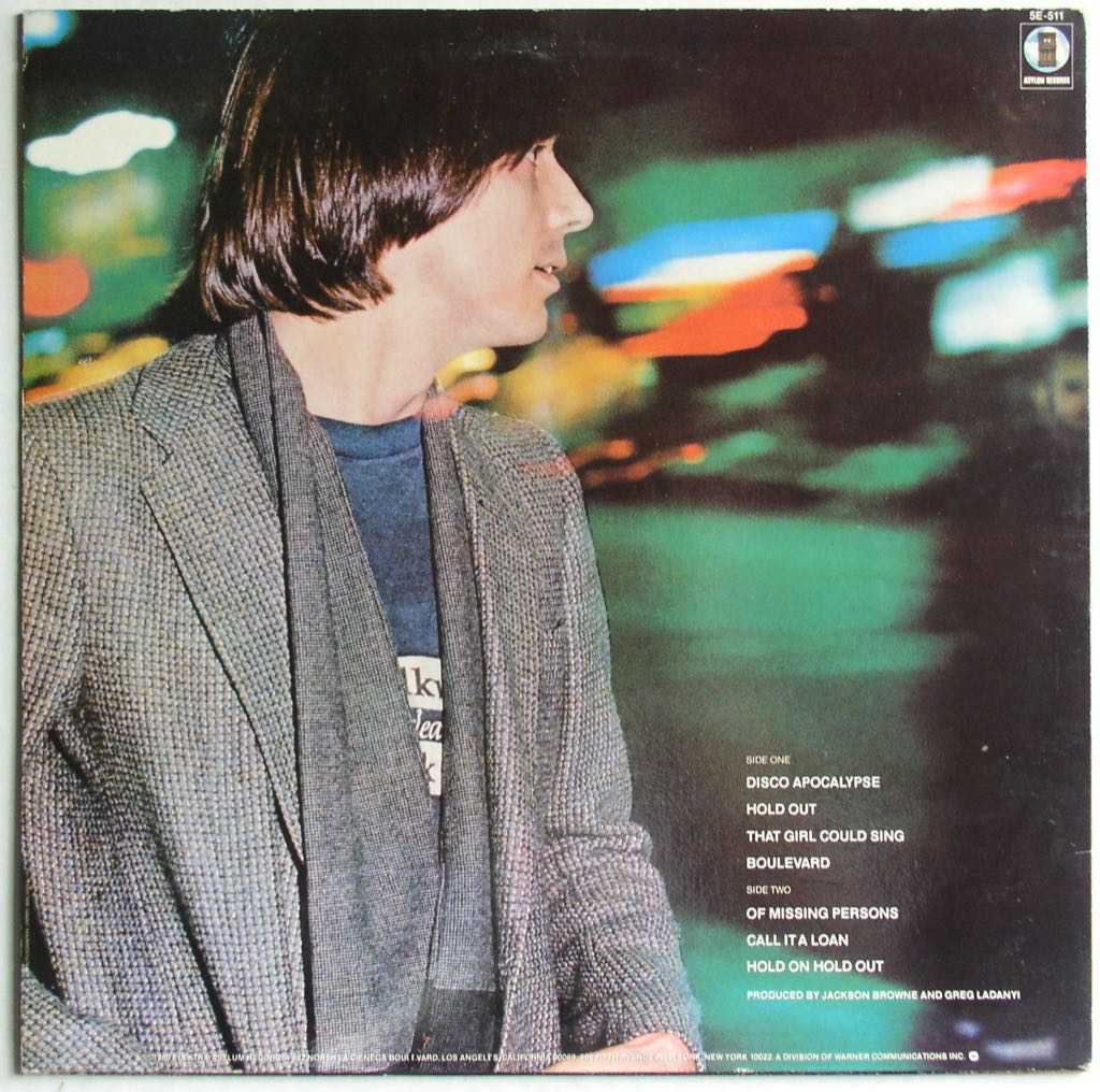 Hold Out - Browne, Jackson (12”) music collectible - Main Image 2