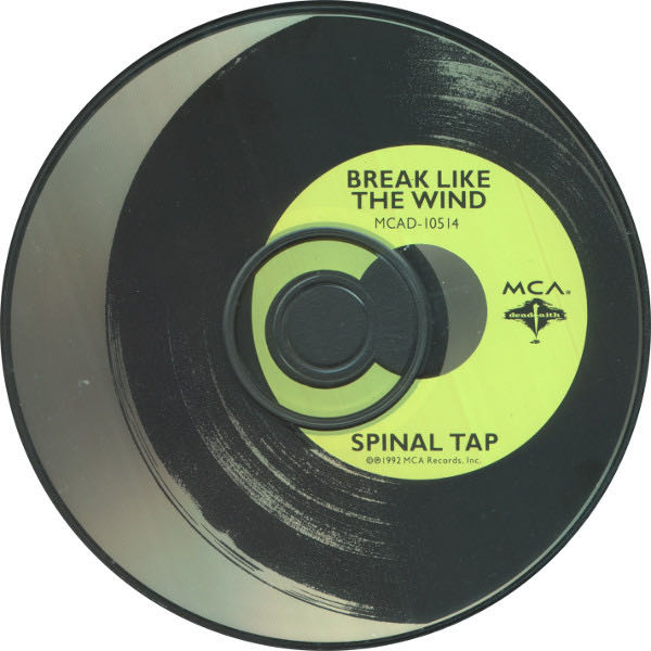 Break Like The Wind - Spinal Tap (CD - 50) music collectible [Barcode 008811051426] - Main Image 3