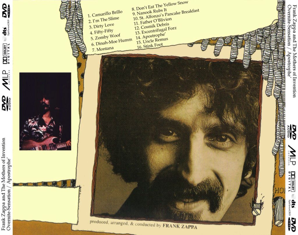 Apostrophe/Overnite Sensation - Frank Zappa (CD) music collectible [Barcode 5016583601829] - Main Image 2
